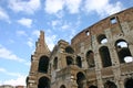 Detail of colosseum in Rome Royalty Free Stock Photo
