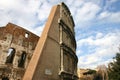 Detail of colosseum in Rome Royalty Free Stock Photo