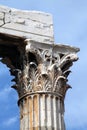 Detail column greece Royalty Free Stock Photo