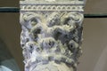 Detail of a column in Saint Mark Church in Korcula, Croatia Royalty Free Stock Photo