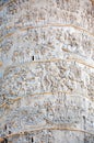 Detail of the Column of Traianus, Trajan's column. Rome, Italy Royalty Free Stock Photo