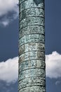 Detail of column Vendome Royalty Free Stock Photo