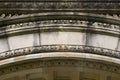 Detail of Commemorative Arch a large sandstone archway over a public walkway