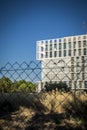 Detail of a contemporary modern offices building Royalty Free Stock Photo