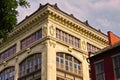 Detail of the beautiful Hager building in downtown Lancaster, Pennsylvania.