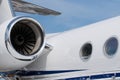 Detail of corporate jet Royalty Free Stock Photo