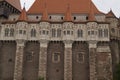 Detail - Corvin Castle or Hunyadi Castle Castelul Corvinilor sau Castelul Huniazilor, Hunedoara, Romania Royalty Free Stock Photo