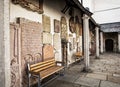 Detail of courtyard of famous Saint Stephen's cathedral in Passa