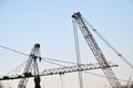 The detail of the crane industry Royalty Free Stock Photo