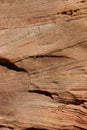 Detail, cross current layers of red sandstone