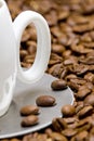 detail of cup of coffee Royalty Free Stock Photo