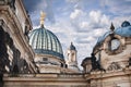 The detail of cupolas on Academy of Fine Arts - Dr