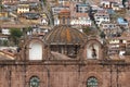 Detail of Cusco Cathedral in Cusco, Peru