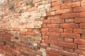Detail of a dated wall in Burano island, Venice Royalty Free Stock Photo