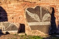 Detail of the decoration of Baths of Caracalla in Rome