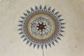 Detail of a decoration on the ceiling of mosque in Mostar Royalty Free Stock Photo