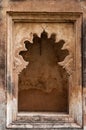 Detail decorative of Dauji Ki Kothi in Orchha Royalty Free Stock Photo