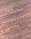 Detail of a decorative laminated parquet floor