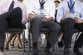 Detail Of Delegates Listening To Presentation At Conference Royalty Free Stock Photo