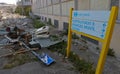 Demolition works of an antique hospital building in Mallorca