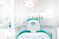 Detail of dentist chair Royalty Free Stock Photo