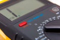 Detail of digital multimeter Royalty Free Stock Photo