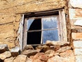 Detail of Old Wattle and Daub Building, Greece