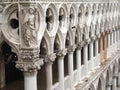 Detail of Doge palace Royalty Free Stock Photo