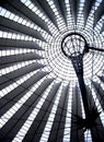 Detail of a dome in Postdammer Platz, Berlin Royalty Free Stock Photo