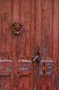 Detail of a door in Gaios village, Paxoi island, Greece