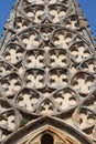 Detail of the doorway of Notre Dame de Roscudon in Pont-Croix