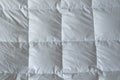 Detail of down comforter Royalty Free Stock Photo