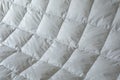Detail of down comforter Royalty Free Stock Photo