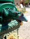 Detail of a dragon statue, Berlin in Germany