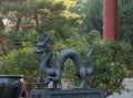 Dragon statue at Summer Palace outside Beijing, China Royalty Free Stock Photo