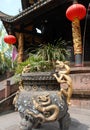 The Green Ram Temple in Chengdu, China Royalty Free Stock Photo