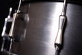 Detail of a drum kit closeup. Royalty Free Stock Photo