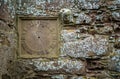 Detail in Dunnottar Castle, near Stonehaven, Scotland.