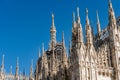 Duomo di Milano - Milan Cathedral - Lombardy Italy Royalty Free Stock Photo