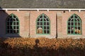 Detail of Dutch Reformed Church in the Dutch Open Air Museum in Arnhem