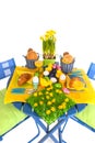Detail easter table Royalty Free Stock Photo