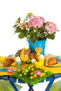 Detail easter table Royalty Free Stock Photo