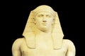 Detail of an Egyptian statue