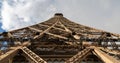 Detail from the Eiffel Tower in Paris, France Royalty Free Stock Photo