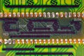 Detail of an electronic board Royalty Free Stock Photo