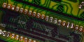 Detail of an electronic board Royalty Free Stock Photo