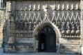 Detail of the entrance, Cathedral of St Mary in Zwickau, Germany (EU)