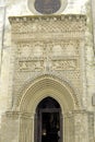 Detail of the entrance of the Iglesia de la O in Sanlucar de Barrameda, Cadiz, Andalusia, Spain