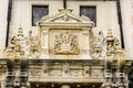 Detail of an entrance of Peles Castle Royalty Free Stock Photo