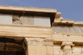 Detail from the Erechteion, Acropolis, Athens, Greece. A column Royalty Free Stock Photo